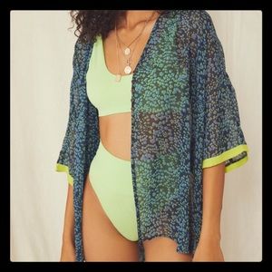 ❤️❤️ Free People Intimately Printed High-Low Coverup